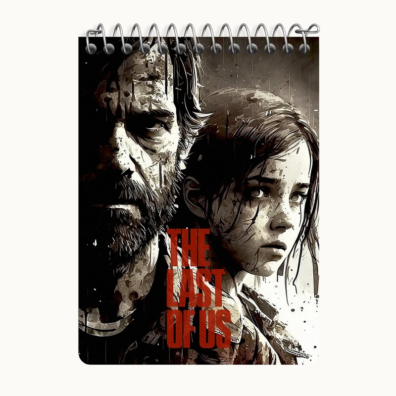 دفتر یادداشت 50 برگ خندالو طرح (The Last Of Us) آخرین بازمانده از ما کد N9326