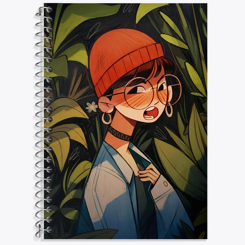 دفتر لغت 50 برگ خندالو طرح دخترانه کد F10966