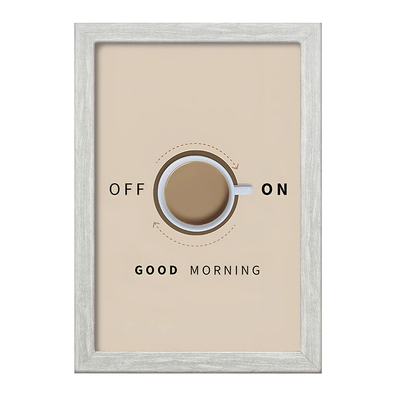 تابلو خندالو طرح قهوه (COFFEE) کد F10402