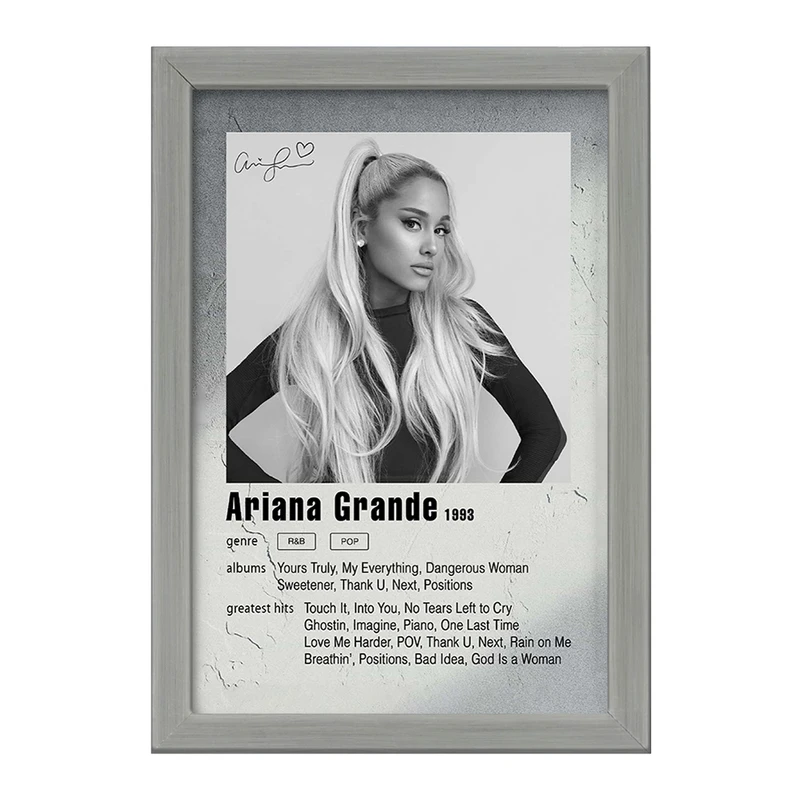 تابلو خندالو طرح آریانا گرانده (Ariana Grande) کد F11241