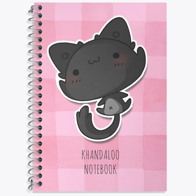 دفتر نت موسیقی 50 برگ خندالو طرح گربه بامزه کد N8794