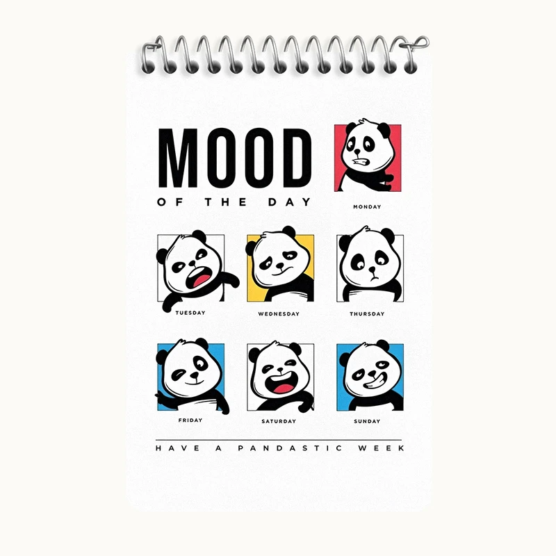 دفتر یادداشت 50 برگ خندالو طرح پاندا کد F11033