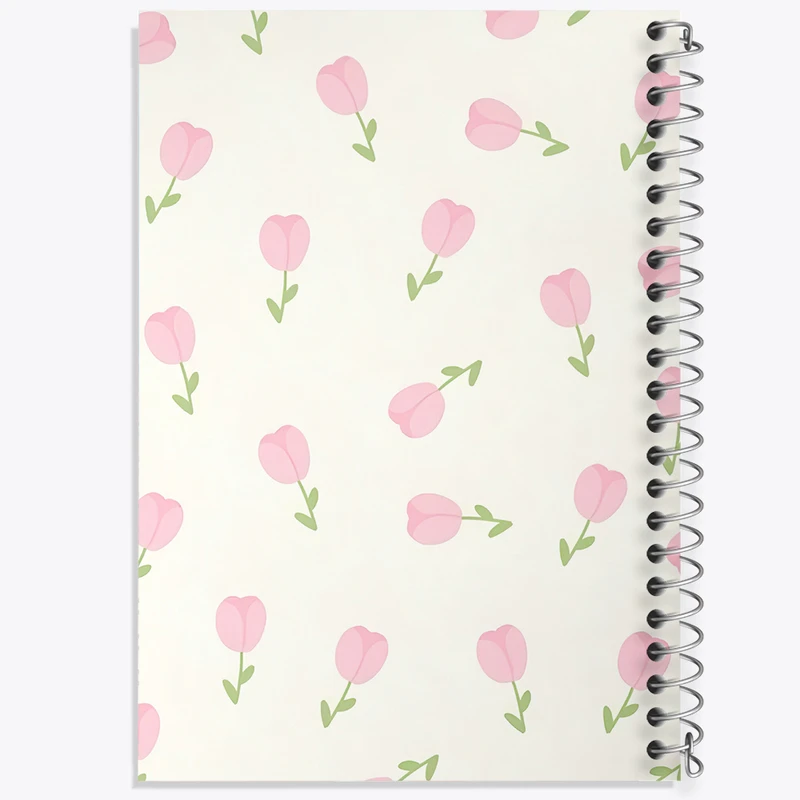 دفتر مشق 50 برگ خندالو طرح پترن گل گلی کد N9152