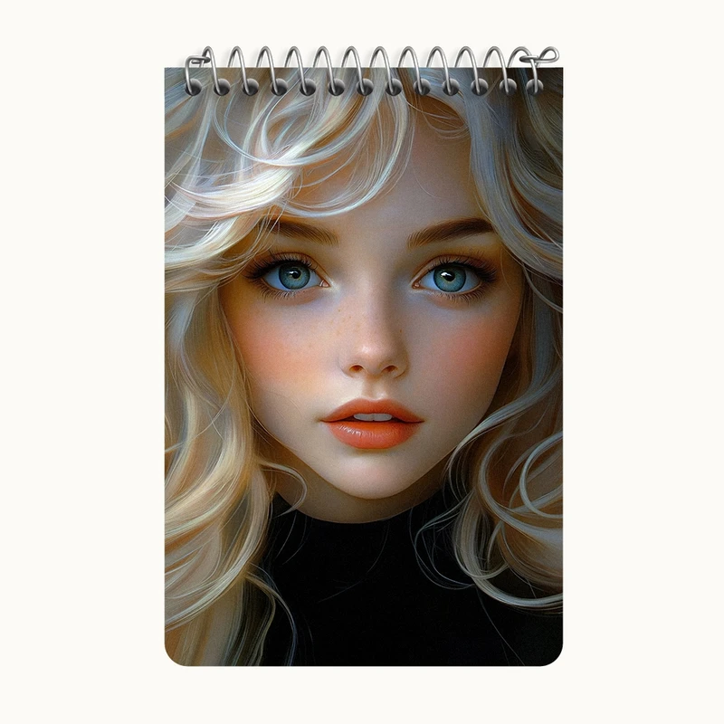 دفتر یادداشت 50 برگ خندالو طرح دخترانه کد F5989