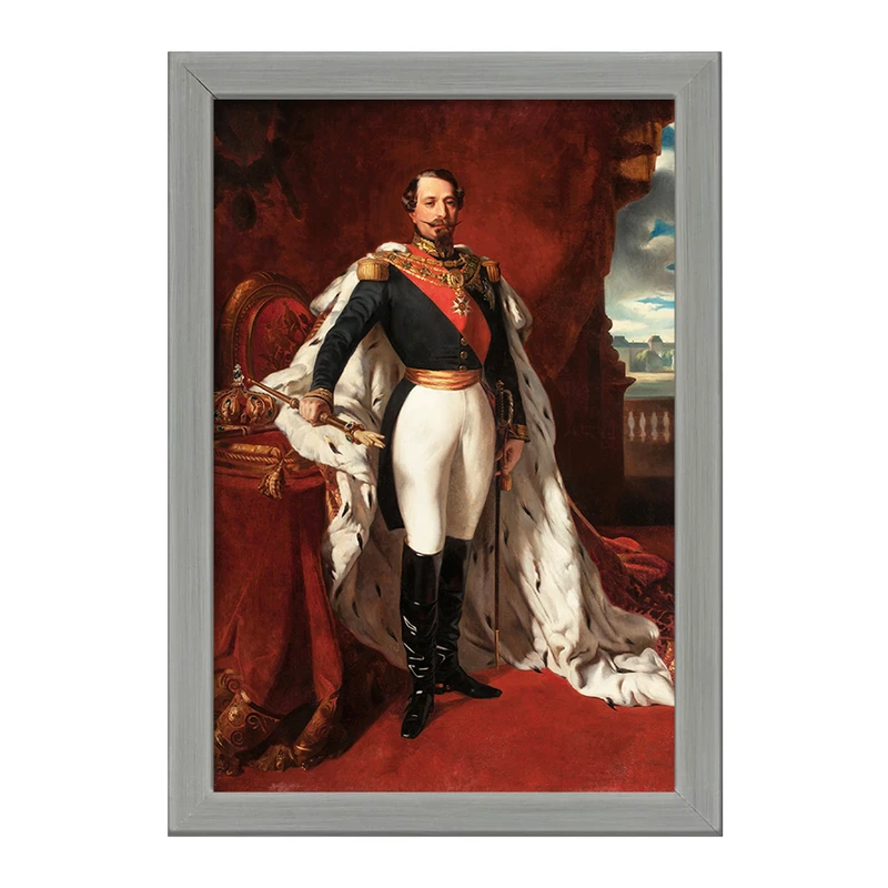 تابلو خندالو طرح پرتره امپراطور ناپلئون پیرو فرانتس زاور اثر وینتر هالتر کد F12204