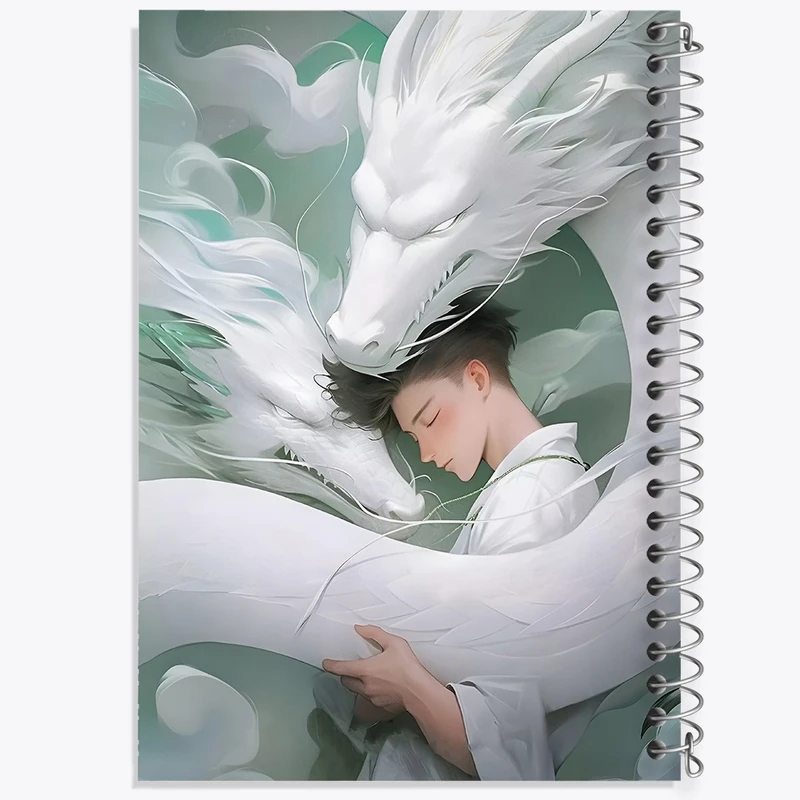 دفتر لیست خرید 50 برگ خندالو طرح پسر و اژدها کد F3416