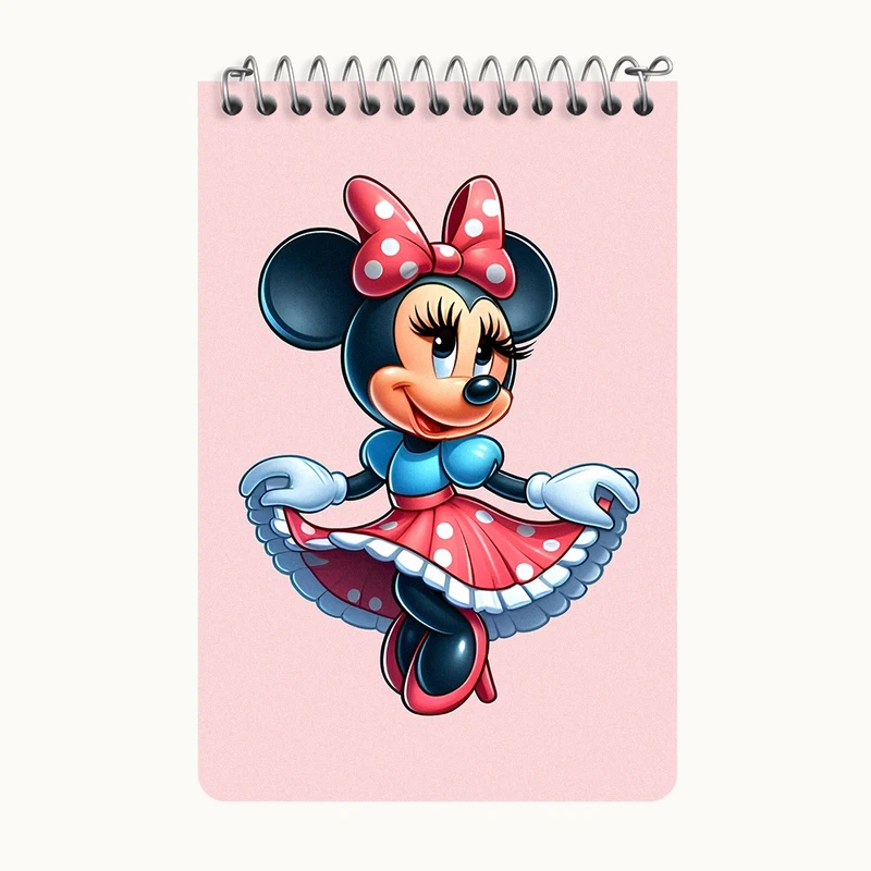 دفتر یادداشت 50 برگ خندالو طرح میکی موس (Mickey mouse) کد F7494