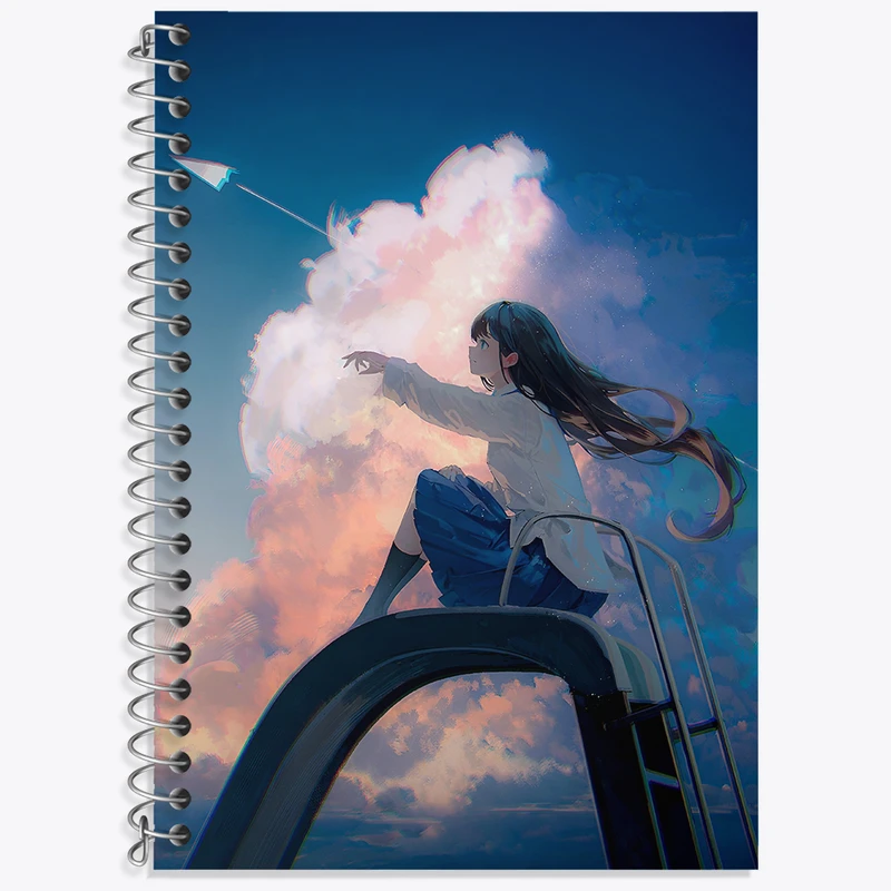 دفتر زبان دوخط 50 برگ خندالو طرح دخترانه کد N7271