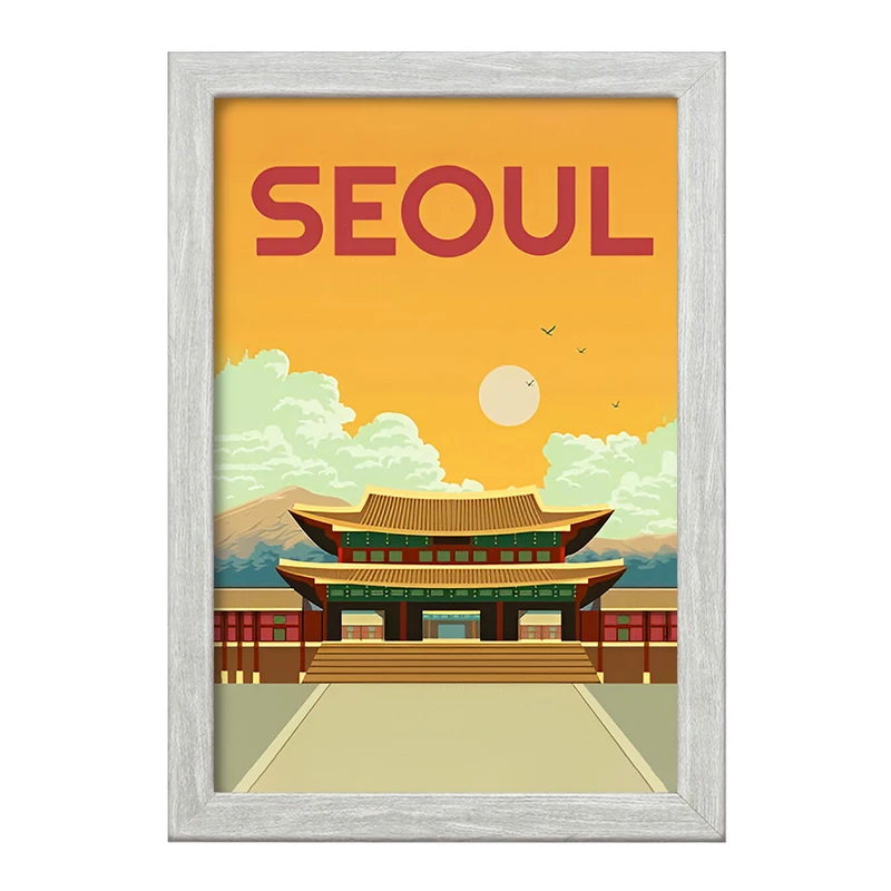 تابلو خندالو طرح سئول (Seoul) کد F6325