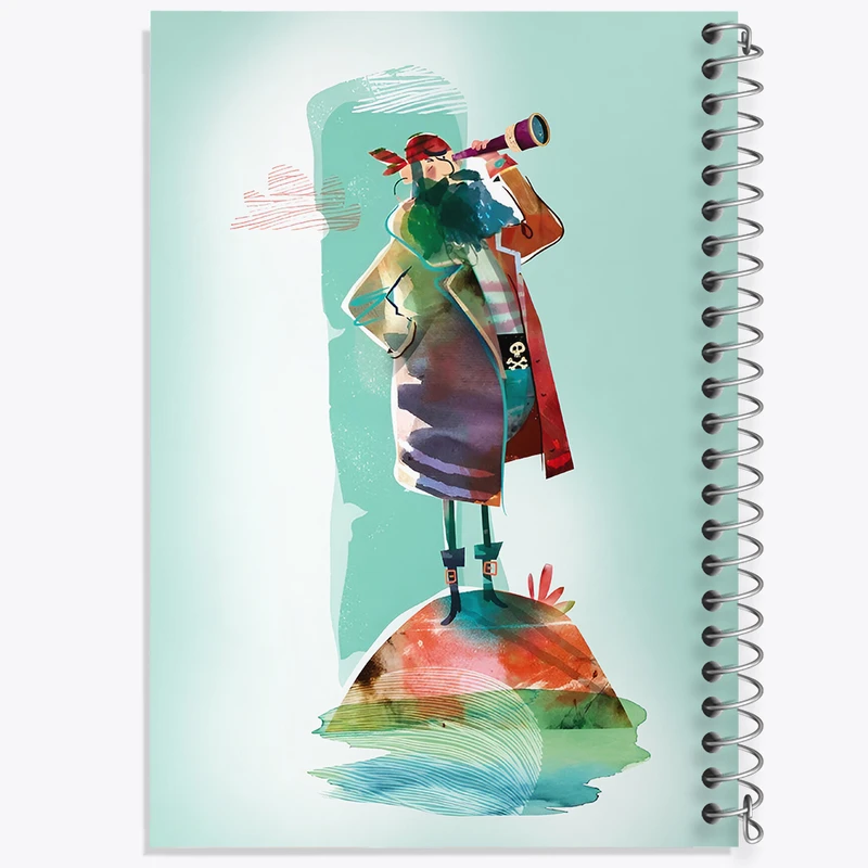 دفتر مشق 50 برگ خندالو طرح ناخدا کد N6167