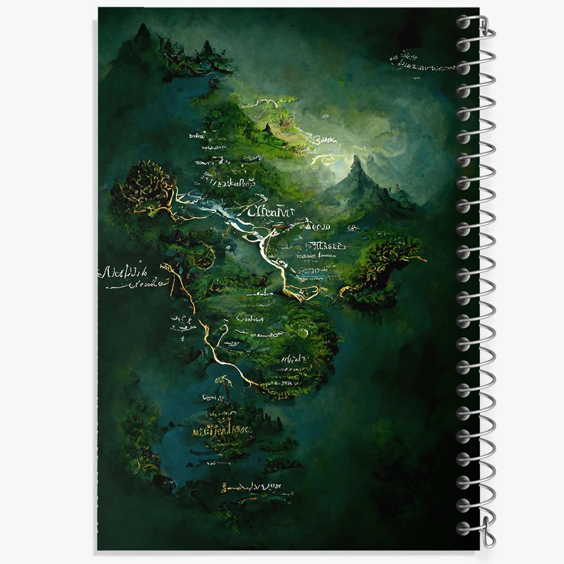 دفتر مشق 50 برگ خندالو طرح نقشه جهان کد N8047