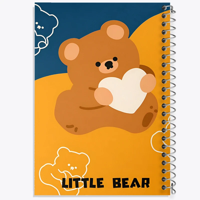 دفتر مشق 100 برگ خندالو طرح خرس بامزه کد N9439