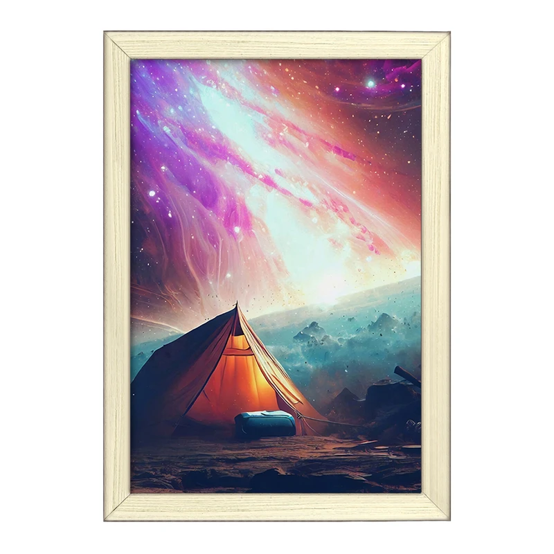 تابلو خندالو طرح کمپینگ (Camping) کد F1167