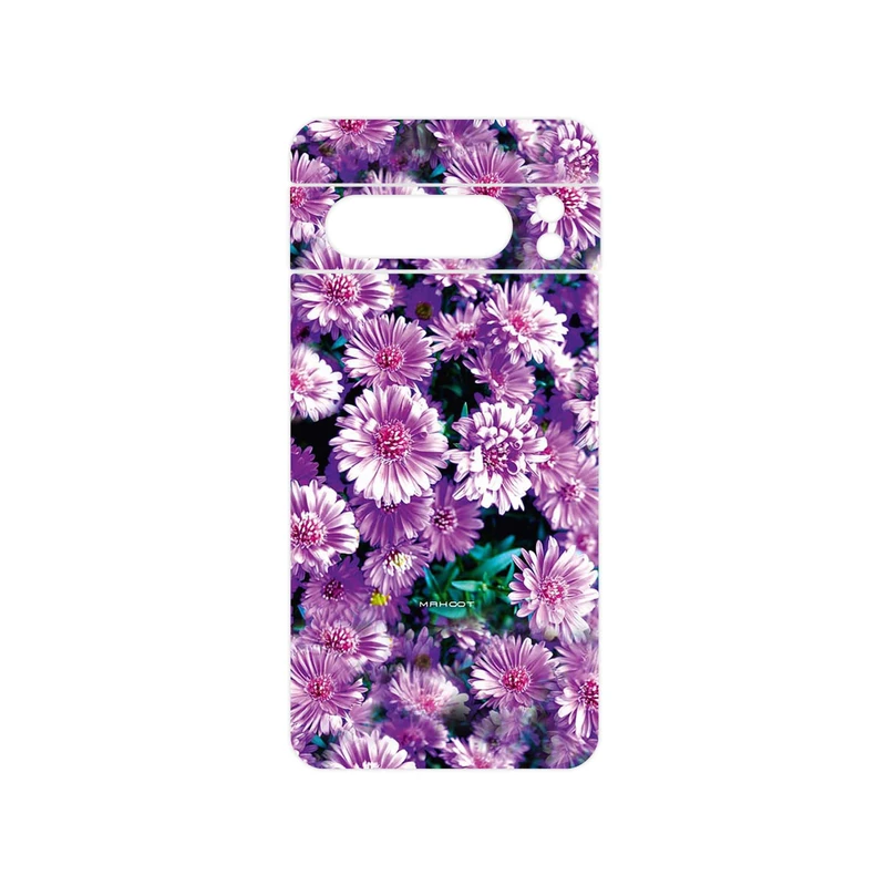 برچسب پوششی ماهوت مدل Purple_Flower مناسب برای گوشی موبایل گوگل Pixel 8 Pro
