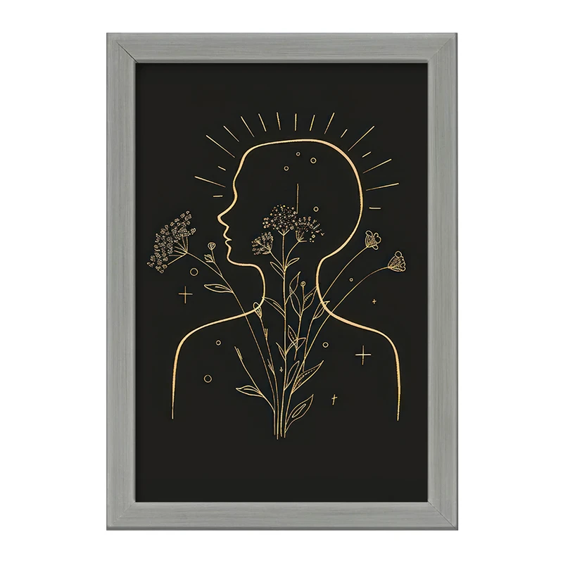 تابلو خندالو طرح دخترانه مینیمال کد F3094