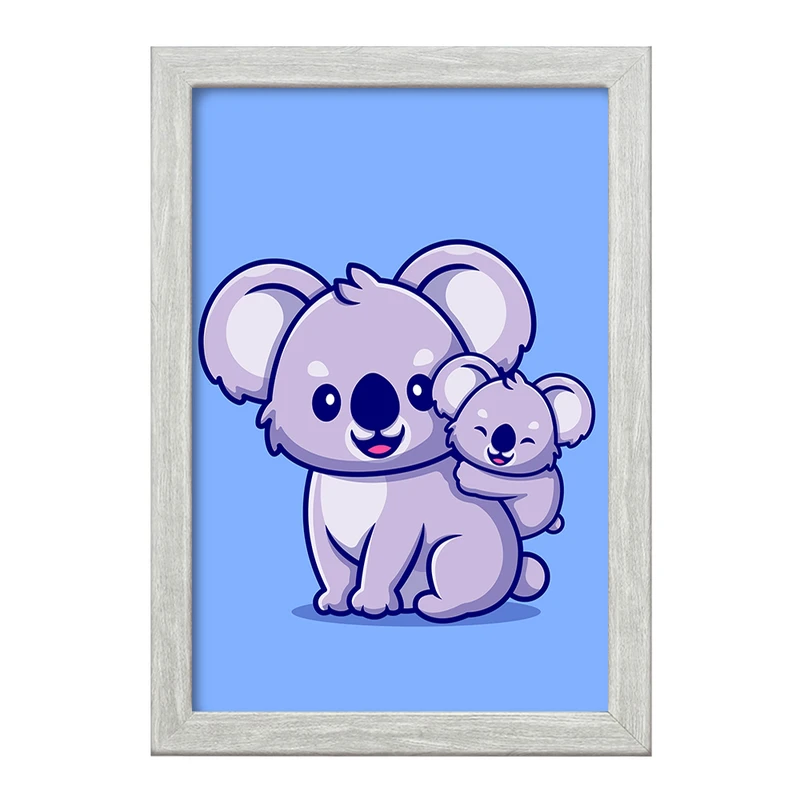 تابلو خندالو طرح حیوانات بامزه کوآلا کد 29632