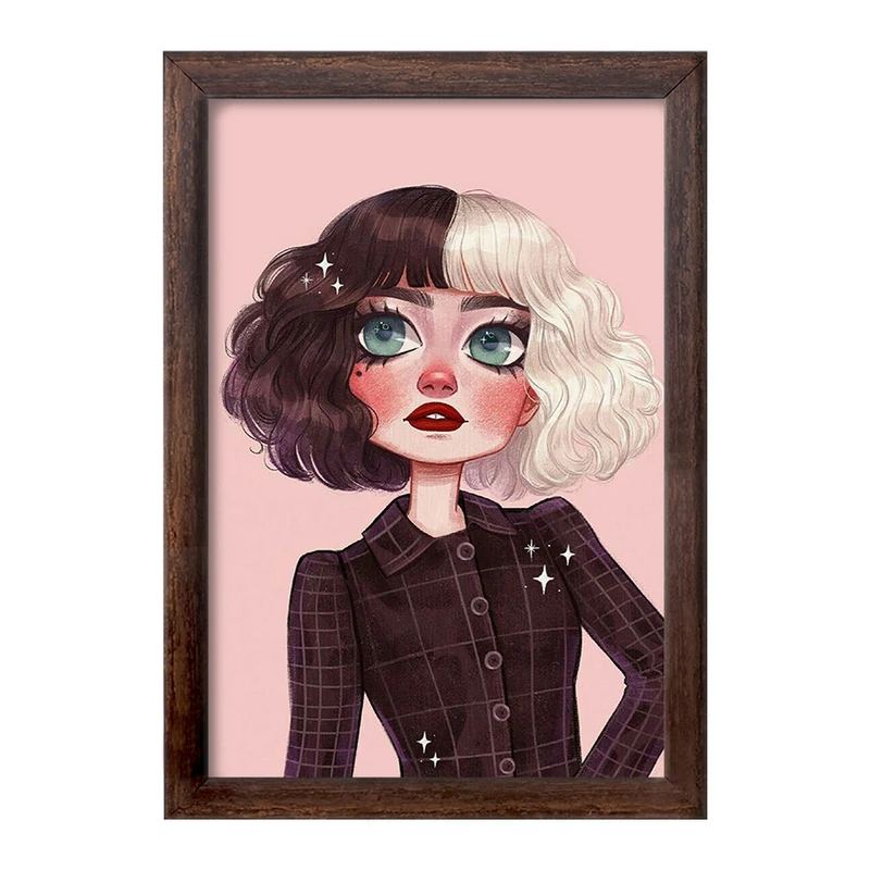 تابلو خندالو طرح کروئلا Cruella  کد 10754