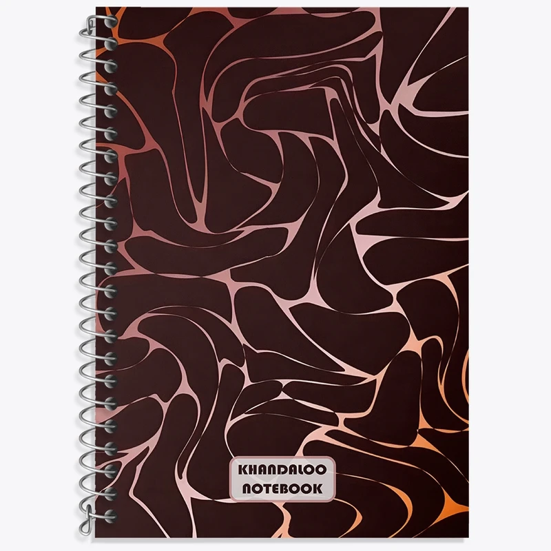 دفتر زبان 50 برگ خندالو مدل سه خط طرح مدرن کد N8592