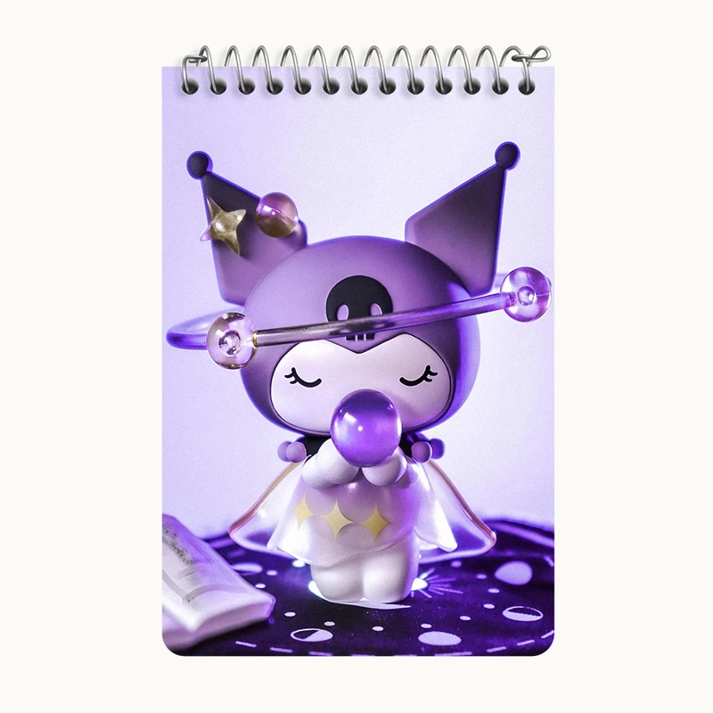 دفتر یادداشت 50 برگ خندالو طرح کرومی (kurom) کد F10300