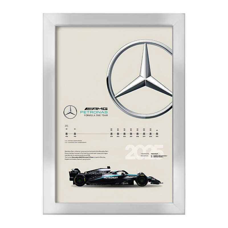 تابلو خندالو طرح مرسدس بنز (Mercedes Benz) کد F13492