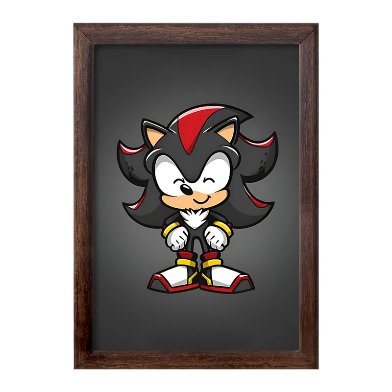 تابلو خندالو طرح سایه جوجه تیغی سونیک کد F9422