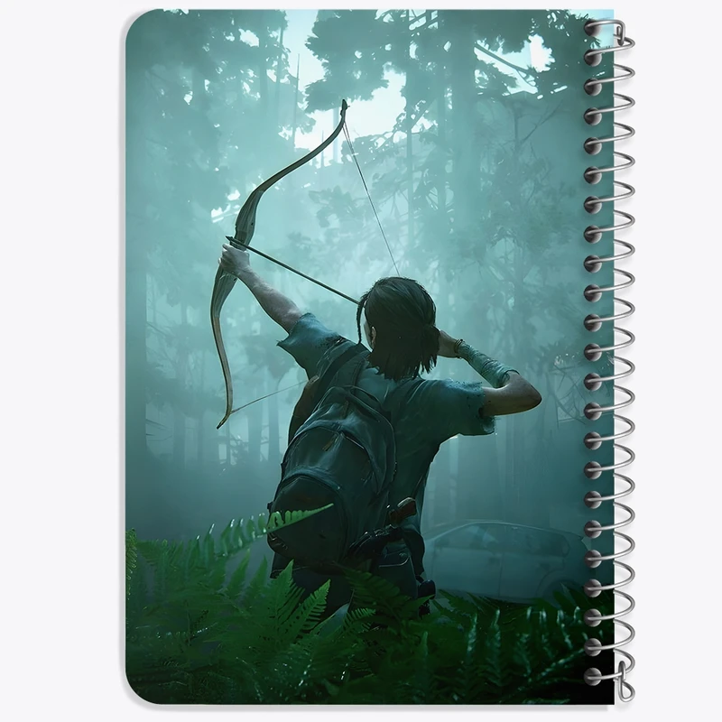 دفتر یادداشت 50 برگ خندالو طرح لست آف آس (The Last Of Us) کد F1365