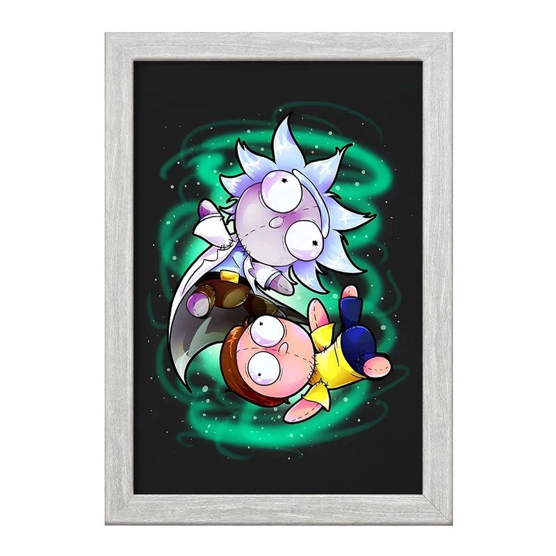 تابلو خندالو طرح ریک و مورتی (Rick and Morty) کد F4929