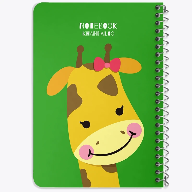 دفتر یادداشت 50 برگ خندالو طرح زرافه بامزه  کد N1012
