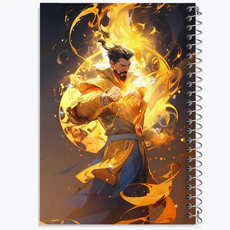 دفتر ژورنال نویسی 50 برگ خندالو مدل نقطه ای طرح دکتر استرنج مارول (Marvel) کد F4754