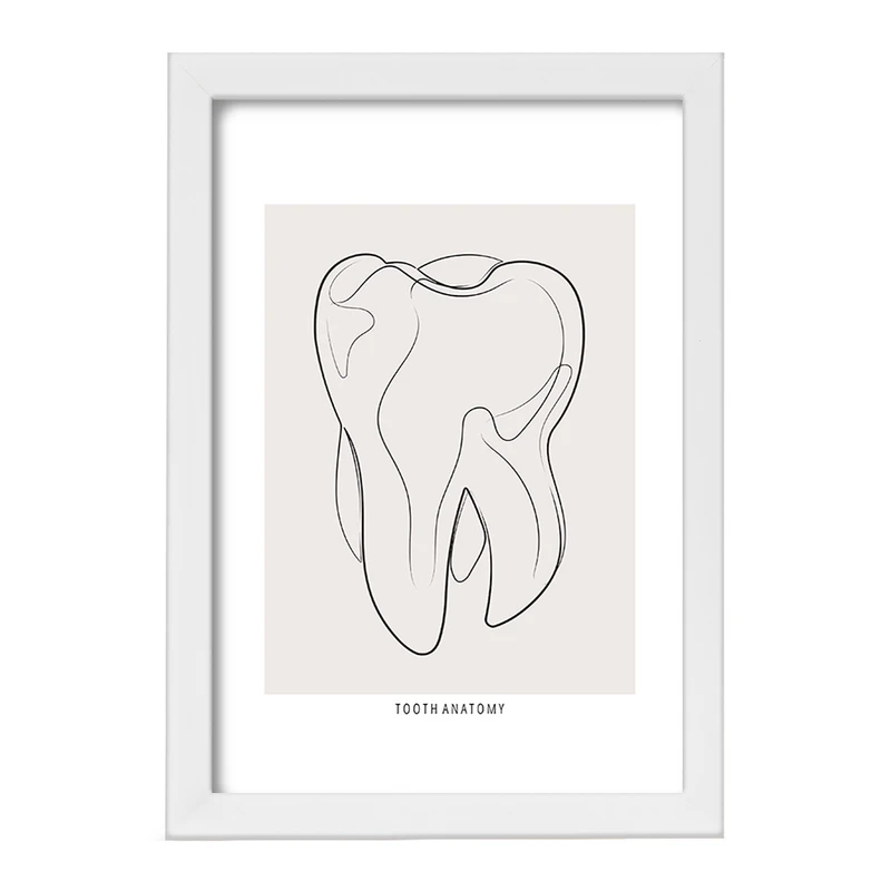 تابلو خندالو طرح آناتومی دندان (Tooth Anatomy) کد F13936