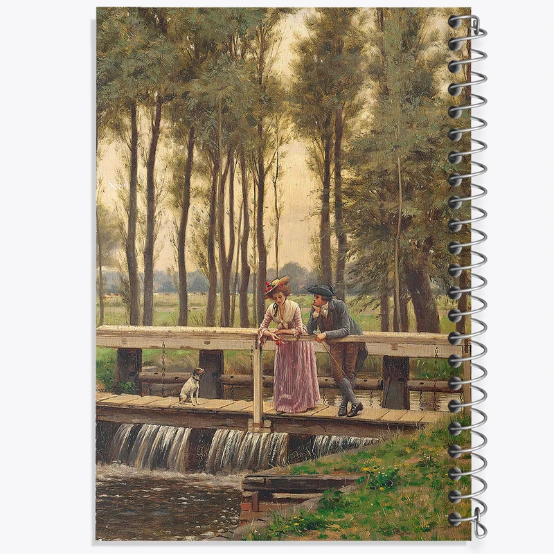 دفتر مشق 100 برگ خندالو طرح نقاشی محل امتحان اثر ادموند بلر لیتون کد F12473