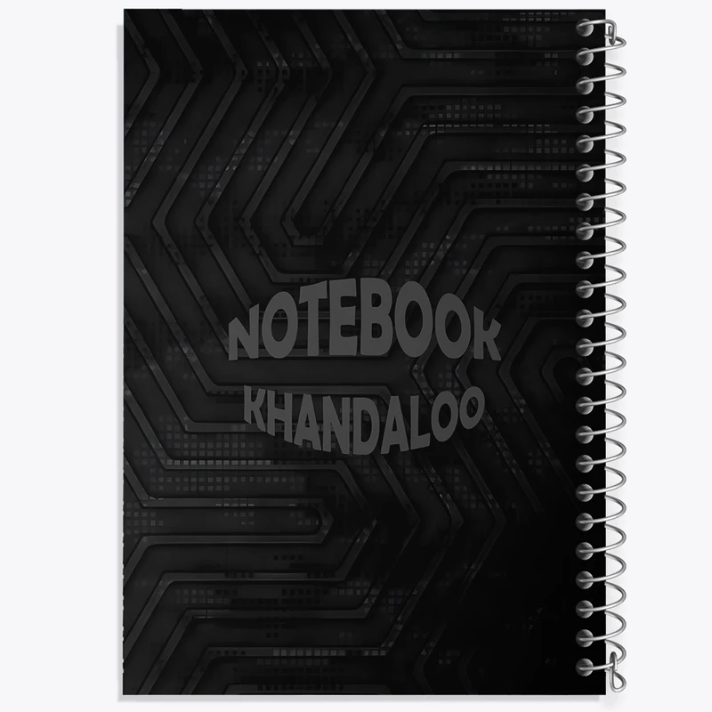 دفتر مشق 100 برگ خندالو طرح مدرن کد N7595