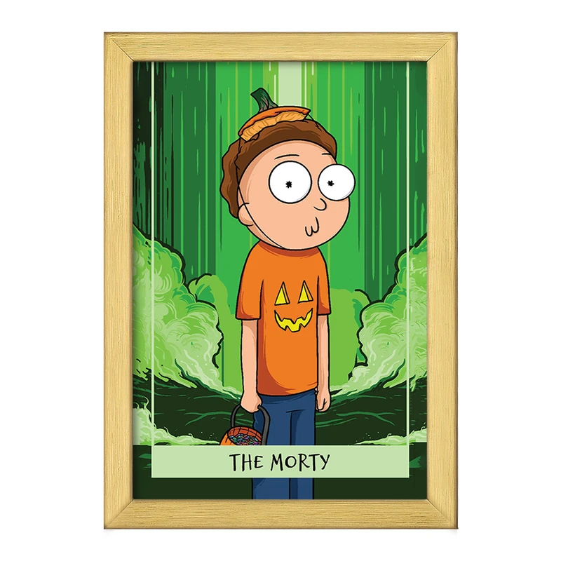 تابلو خندالو طرح مورتی (Morty) کد F956