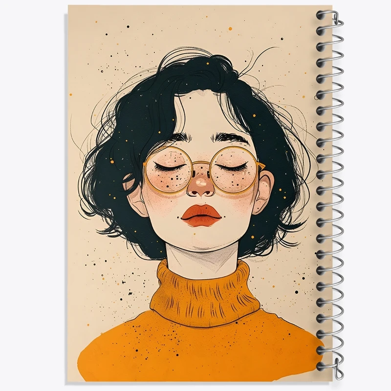 دفتر لیست خرید 50 برگ خندالو طرح دخترانه فانتزی کد N8434