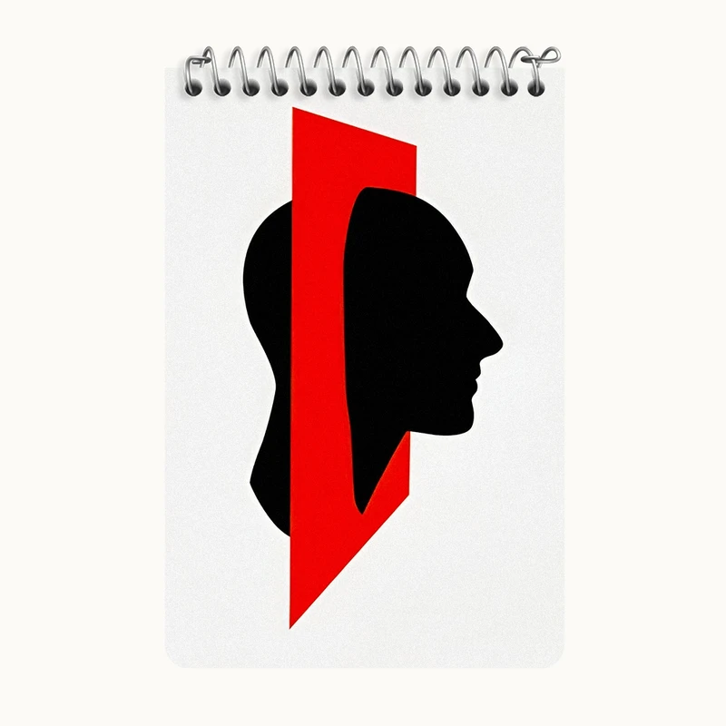 دفتر یادداشت 50 برگ خندالو طرح مفهومی کد F6410