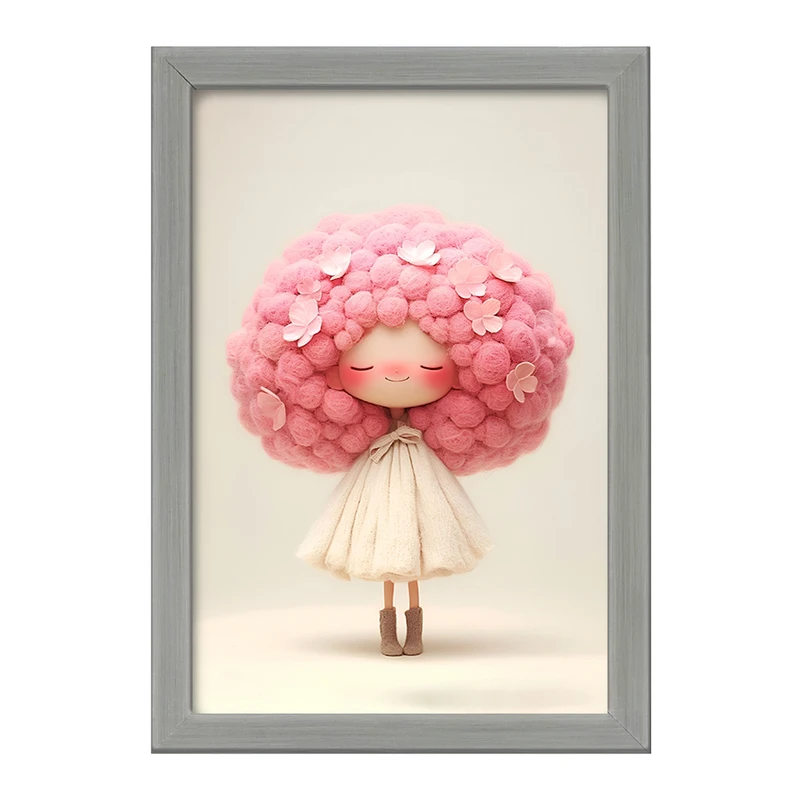 تابلو خندالو طرح دخترانه کیوت کد F5156