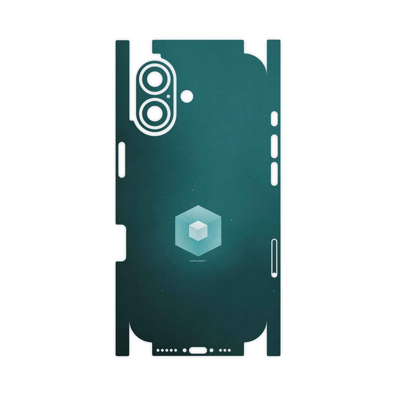 برچسب پوششی ماهوت مدل Minimal Cube icon-FullSkin مناسب برای گوشی موبایل اپل iPhone 17