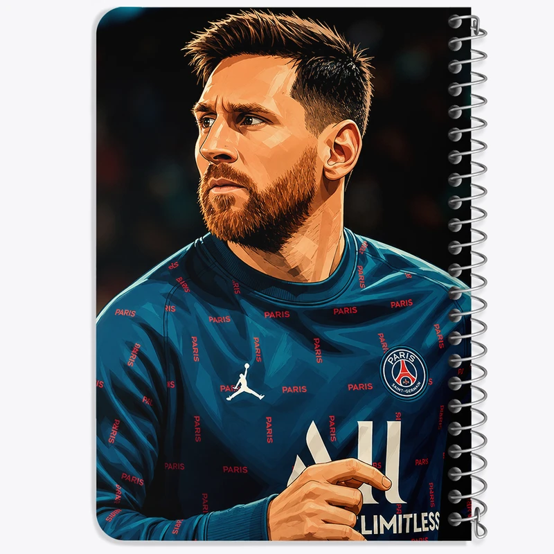 دفتر یادداشت 50 برگ خندالو طرح لیونل مسی (Lionel Messi) کد F14681