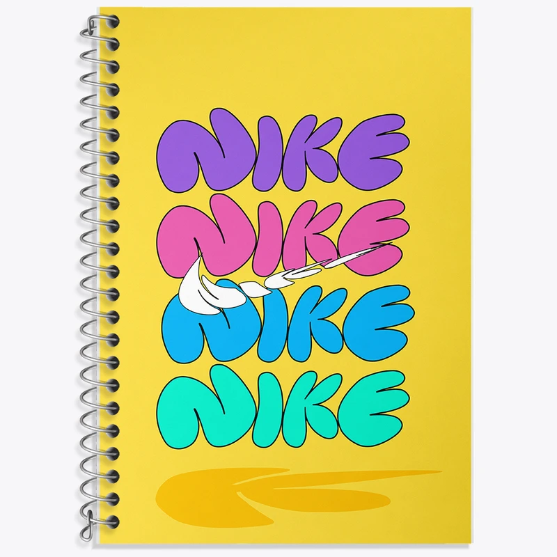 دفتر نت موسیقی 50 برگ خندالو طرح نایک (Nike) کد F9730