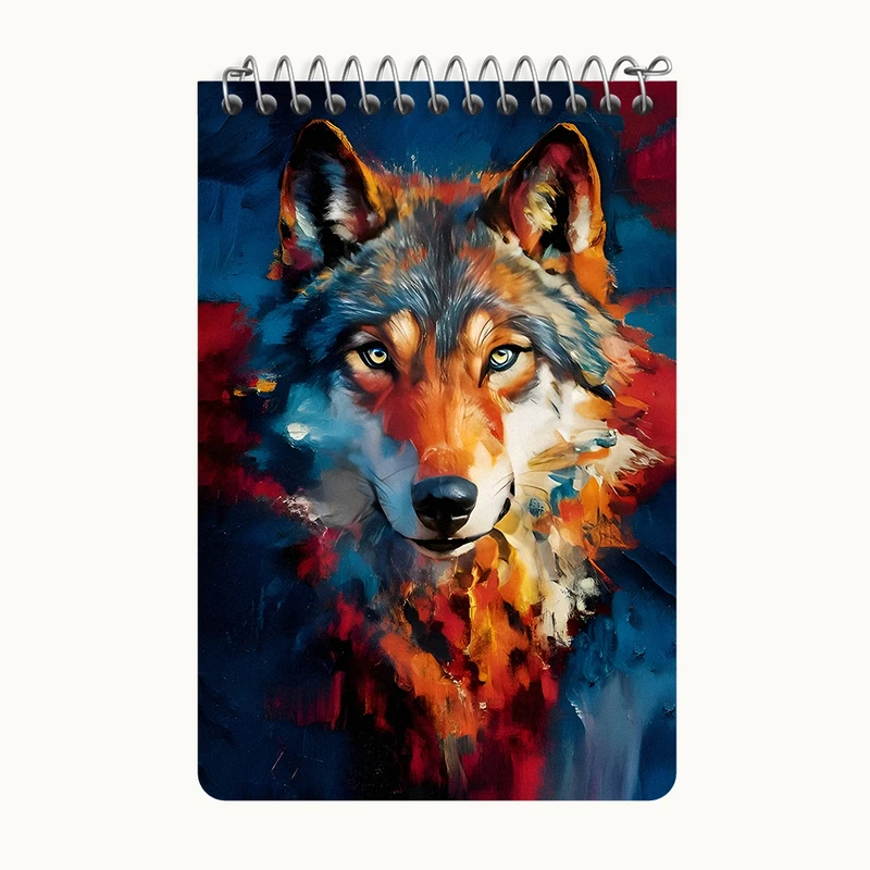 دفتر یادداشت 50 برگ خندالو طرح گرگ کد F12731