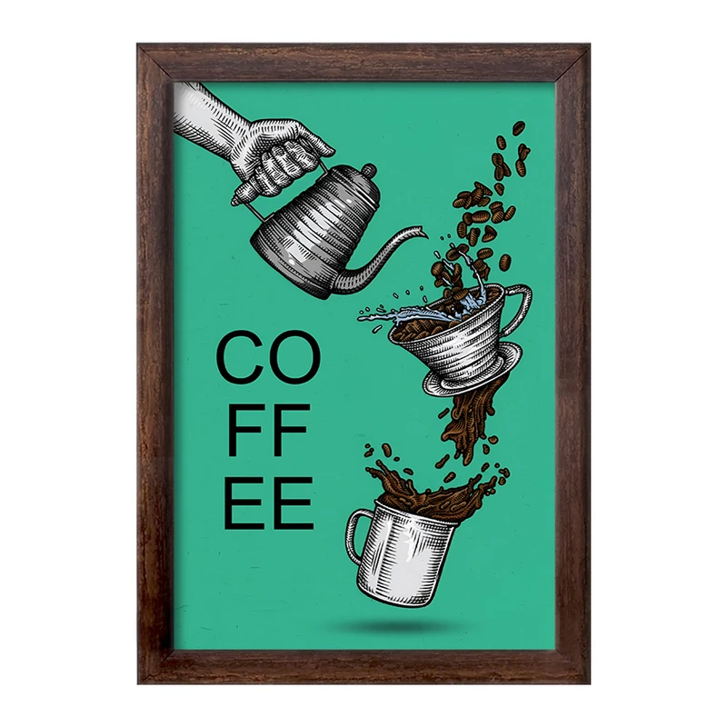 تابلو خندالو طرح قهوه (COFFEE) کد F11046