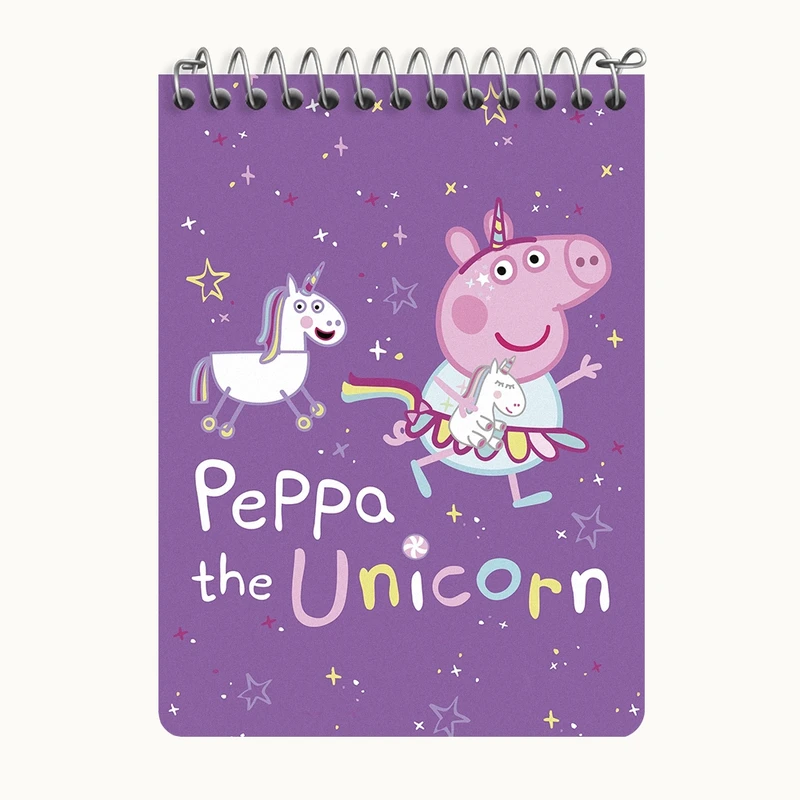 دفتر یادداشت 50 برگ خندالو طرح انیمیشن پپا پیگ (Peppa Pig) کد N9273