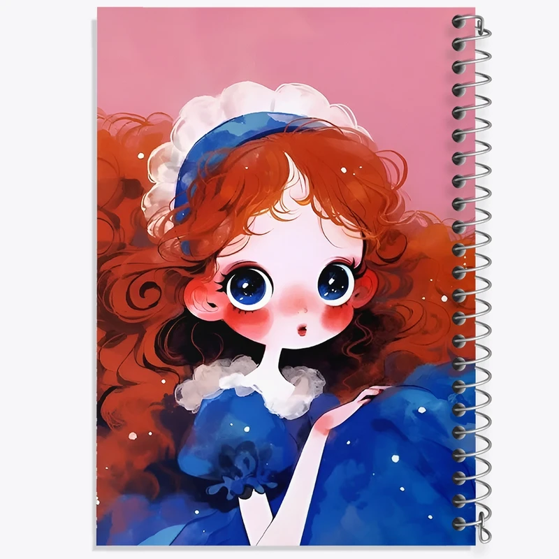 دفتر لیست خرید 50 برگ خندالو طرح دخترانه کیوت کد N7135