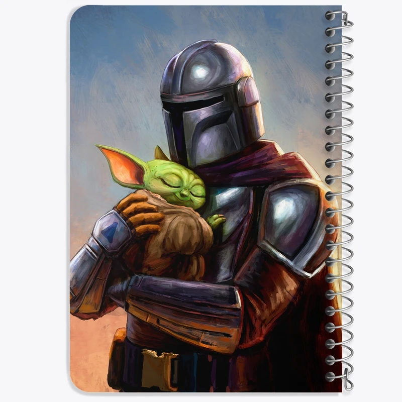 دفتر یادداشت 50 برگ خندالو طرح جنگ ستارگان (Star Wars) کد F376