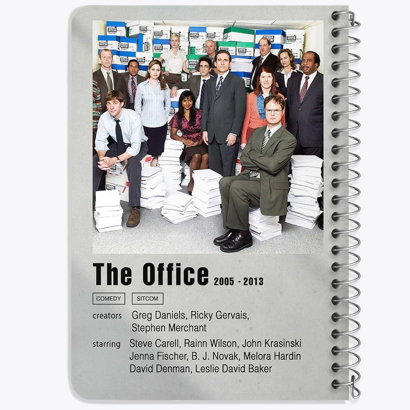 دفتر یادداشت 50 برگ خندالو طرح آفیس (The Office) کد F11279