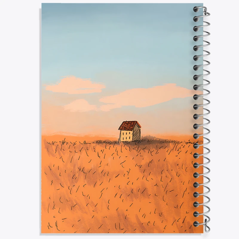 دفتر مشق 50 برگ خندالو طرح منظره کد N8337