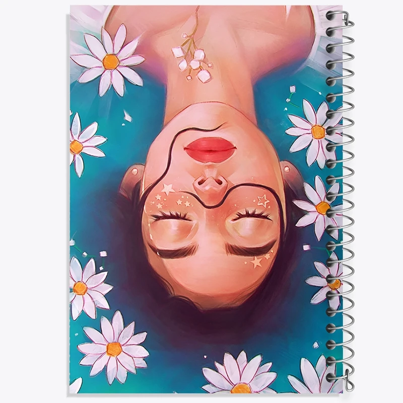 دفتر شطرنجی 50 برگ خندالو طرح دخترانه کد F4478