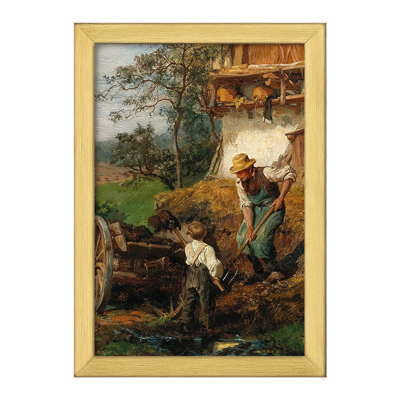 تابلو خندالو طرح نقاشی یاور کوچولو اثر فلیکس شلزینگر کد F12312