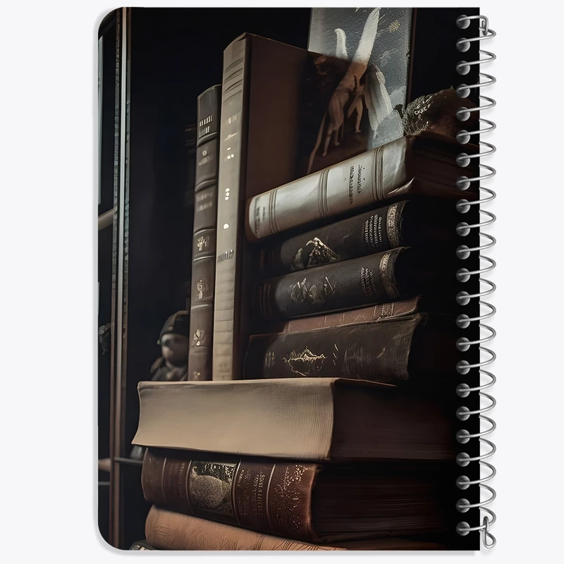 دفتر یادداشت 50 برگ خندالو طرح کتاب (Book) کد F1353