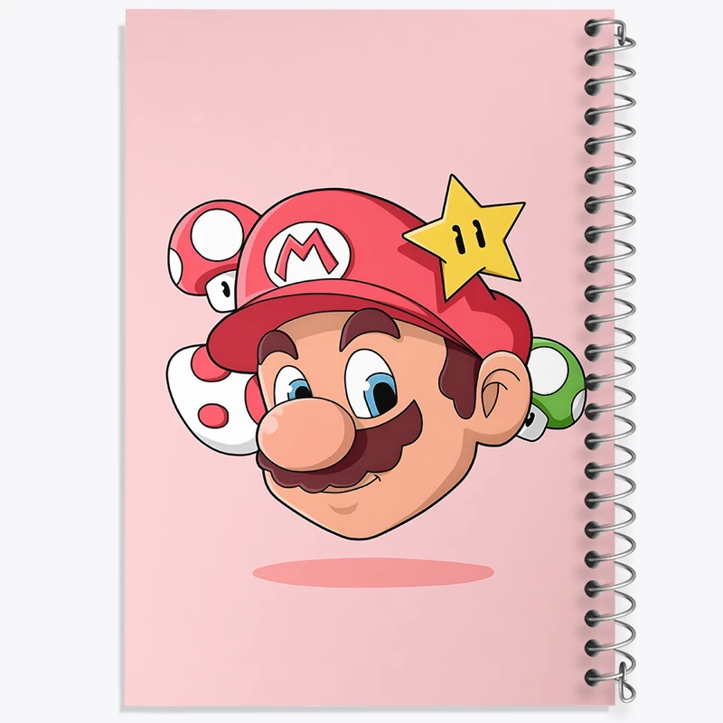 دفتر مشق 100 برگ خندالو طرح سوپر ماریو کد F11813